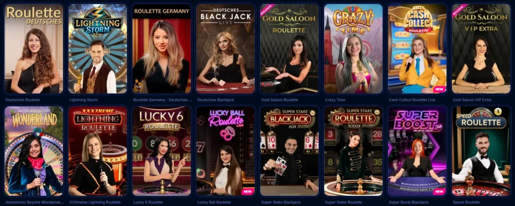 Boomerang Bet Casino live casino